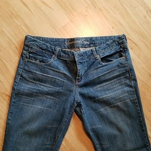 American eagle flare jeans size 14 long